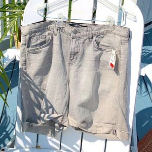 NWT J Brand cut off shorts light grey size 28